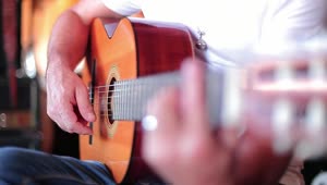 Stock Video Man Playing Acoustic Guitar 386 Animated Wallpaper