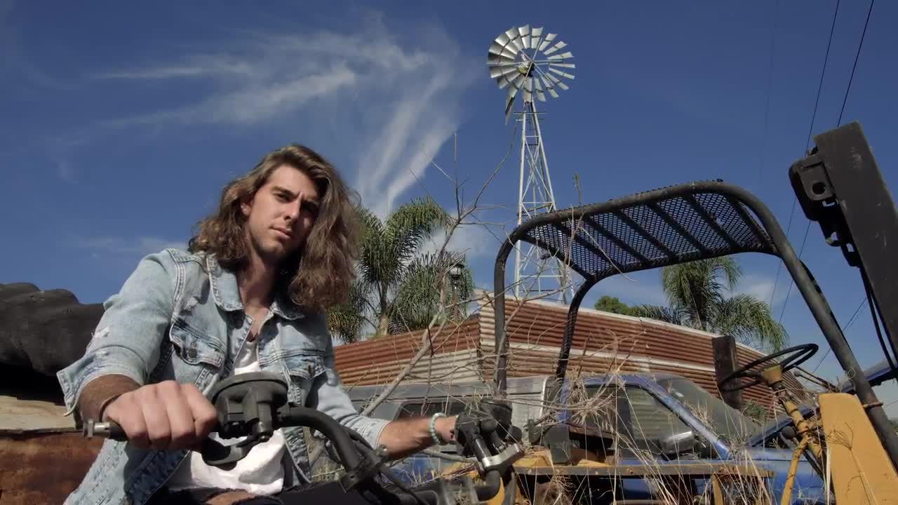 Download Stock Video Man On A Motorcycl Animated Wallpaper