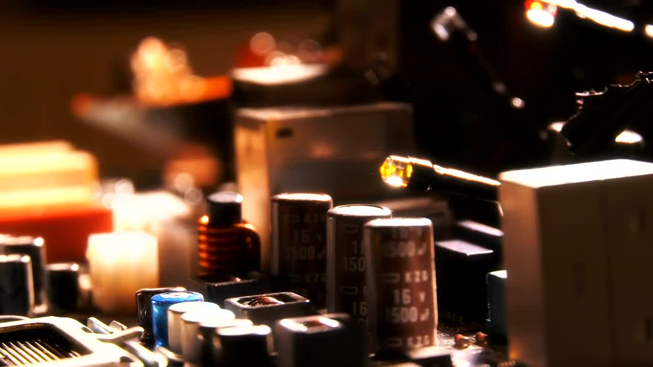Download Stock Video Motherboard In Detail Live Wallpaper