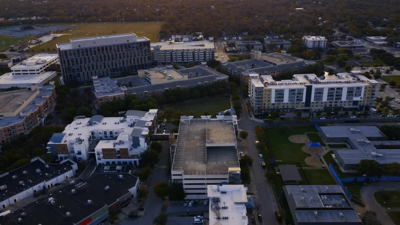 Download Stock Video Motion Of A Small Town From A High View Live Wallpaper