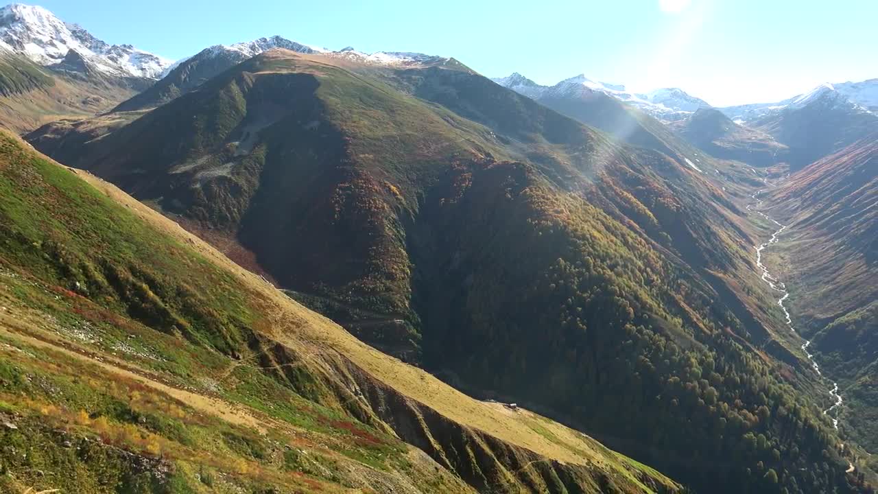 Download Stock Video Mountain Landscape In Autumn Live Wallpaper