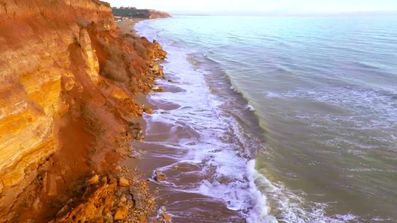 Download Stock Video Mountain With Rocks And The Beach Live Wallpaper