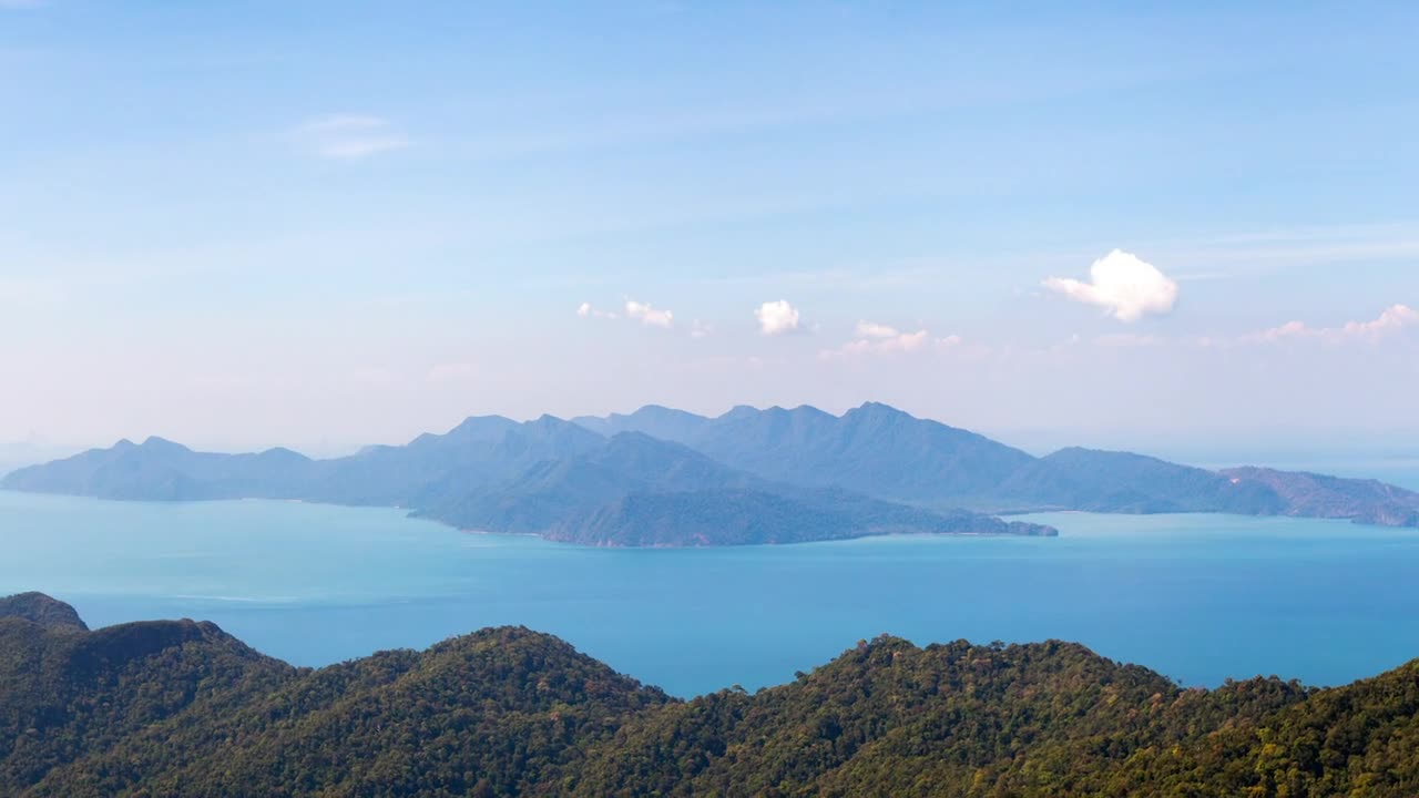 Download Stock Video Mountains And Ocean Landscape Live Wallpaper