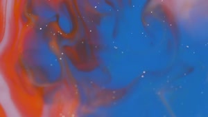 Stock Video Multicolor Ink Swirls In Water Live Wallpaper