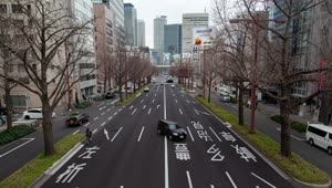 Stock Video Nagoya Street Traffic During Daytime Live Wallpaper
