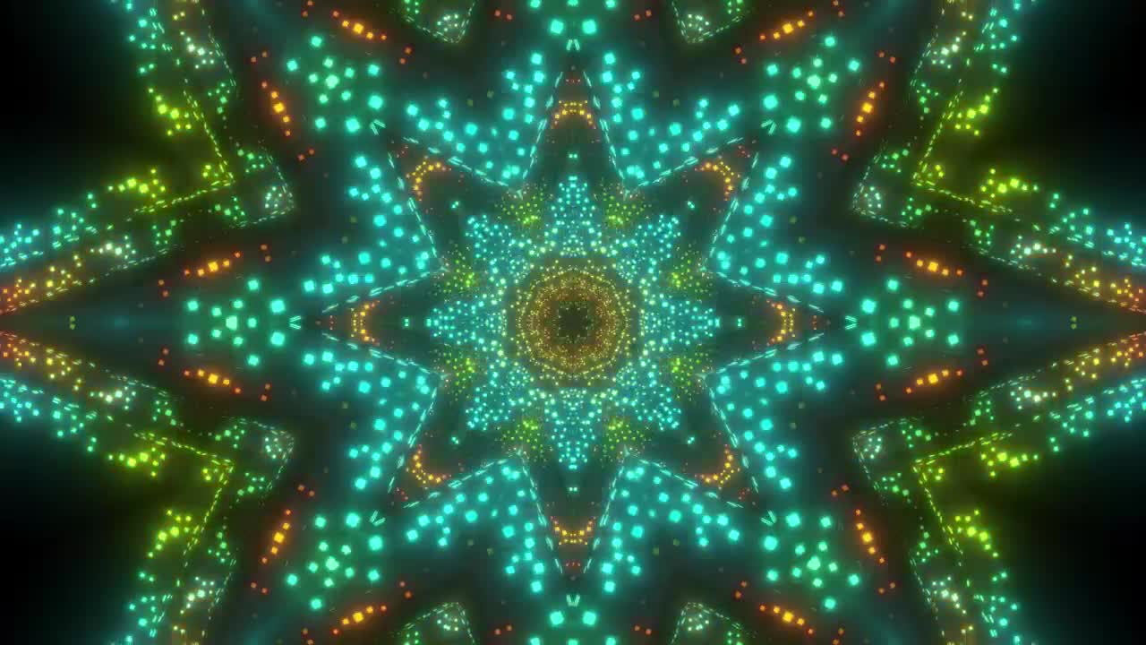 Download Stock Video Neon Colorful Stars D Animation Live Wallpaper