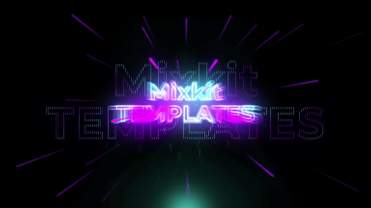 Download Stock Video Neon Opener With Sparks Live Wallpaper