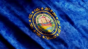 Stock Video New Hampshire State Flag Live Wallpaper
