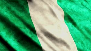 Stock Video Nigeria Flag African Country Live Wallpaper