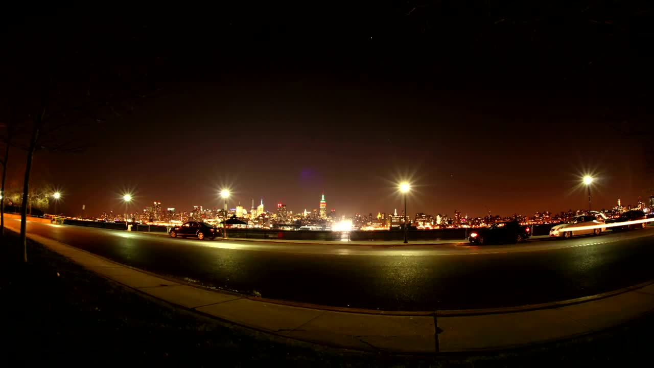 Download Stock Video Night Lights In The City Live Wallpaper