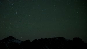 Stock Video Night Sky Full Of Stars And Mountain Silhouette Live Wallpaper