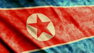 Stock Video North Korea Flag D Animation Live Wallpaper