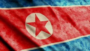 Stock Video North Korea Flag Live Wallpaper