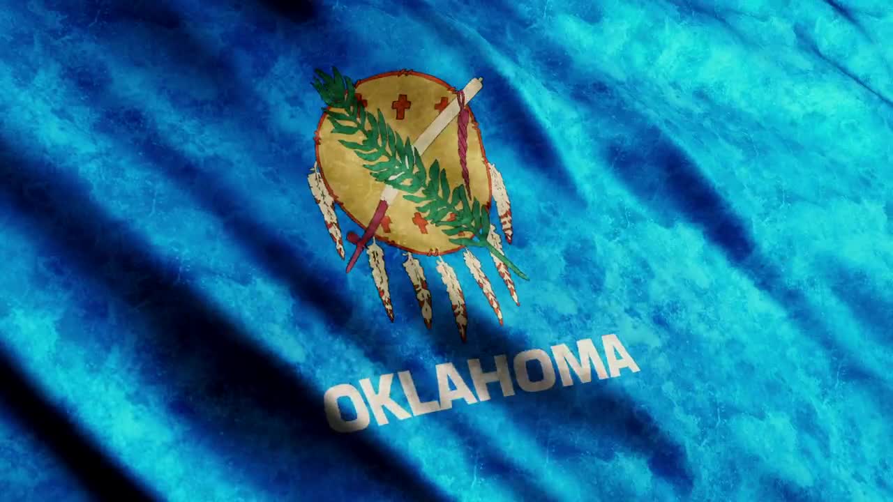 Download Stock Video Oklahoma State Waving Flag Live Wallpaper
