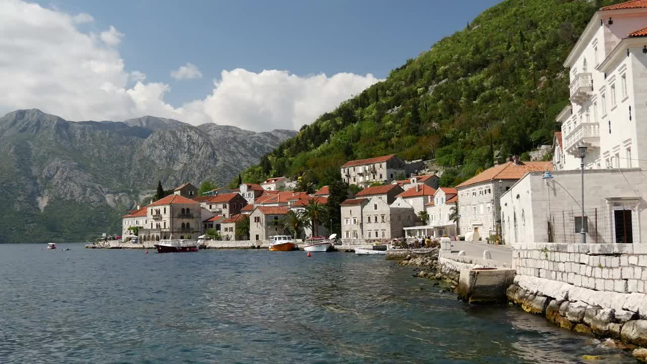 Download Stock Video Old Beautiful Town By The Sea Live Wallpaper