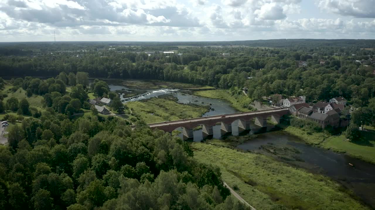 Download Stock Video Old Bridge And The Forest Live Wallpaper