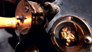Stock Video Old Coffee Roaster Live Wallpaper