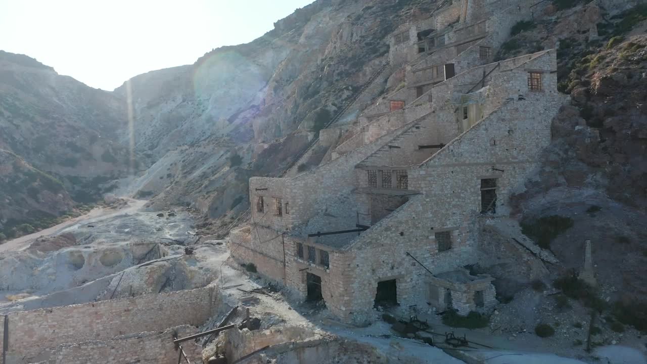 Download Stock Video Old Ruined Abandoned Building In The Mountains Live Wallpaper