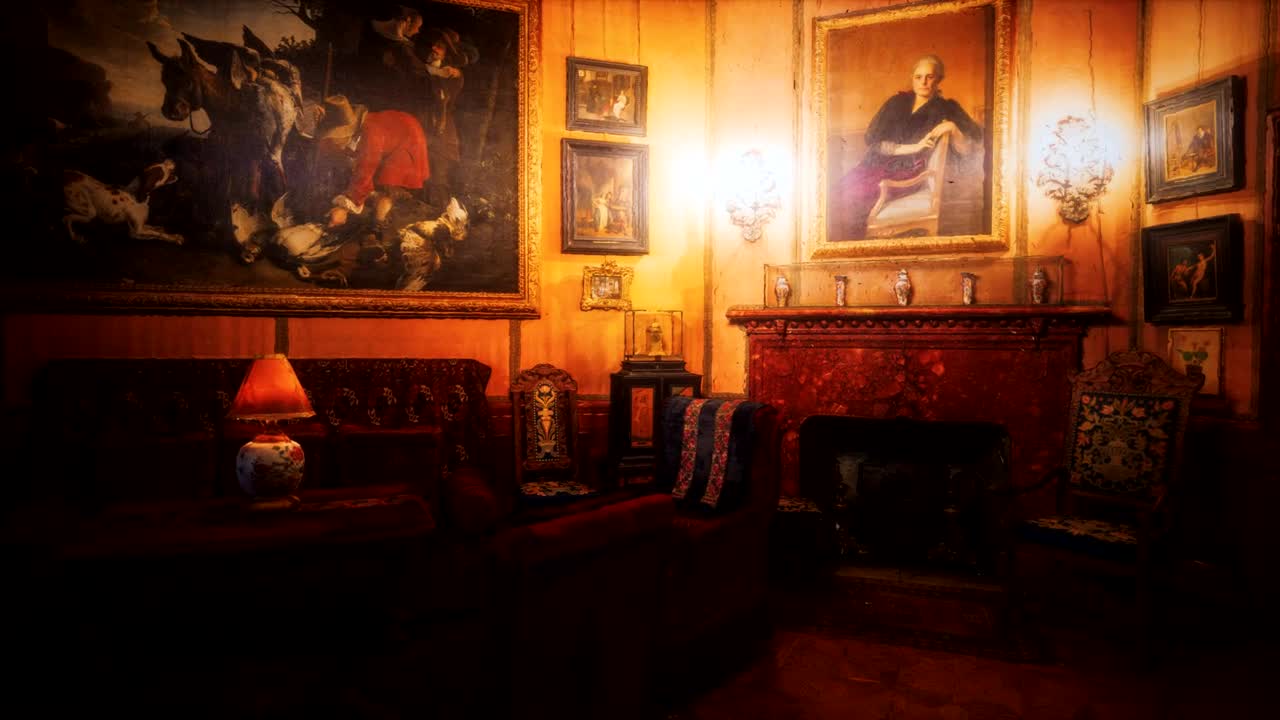 Download Stock Video Old Smoking Room Live Wallpaper