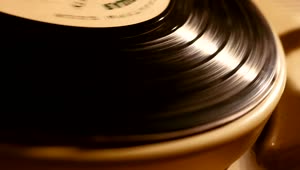 Stock Video Old Vinyl Record Playing Live Wallpaper