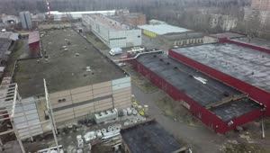 Stock Video Old Warehouse Buildings Live Wallpaper