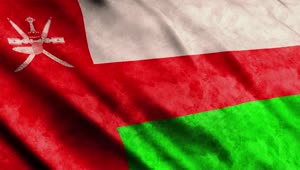 Stock Video Oman Flag From Asian Continent D Live Wallpaper