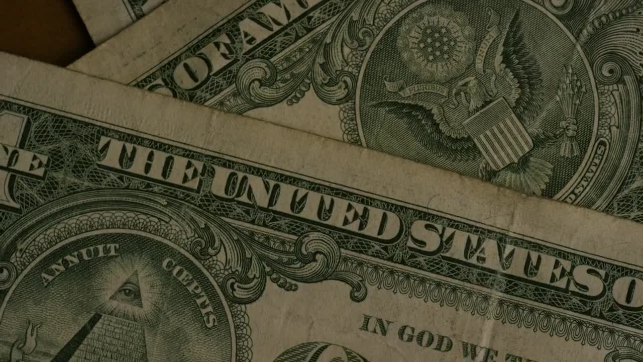 Download Stock Video One Dollar Bills Rotating Live Wallpaper