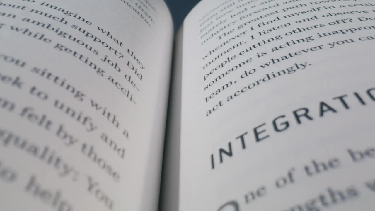 Download Stock Video Open Book In A Close Up Shot Live Wallpaper
