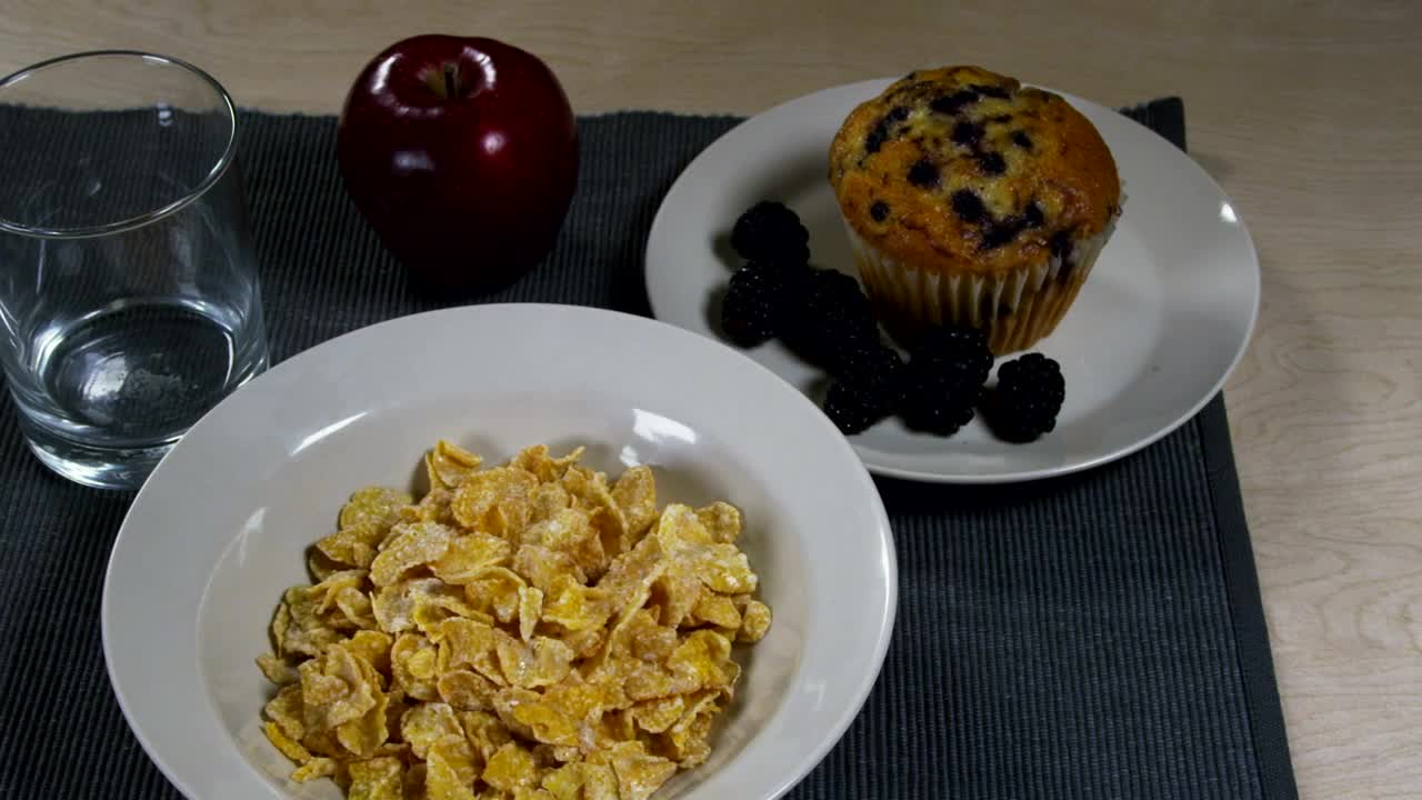 Download Stock Video Orange Juice With Breakfast Live Wallpaper