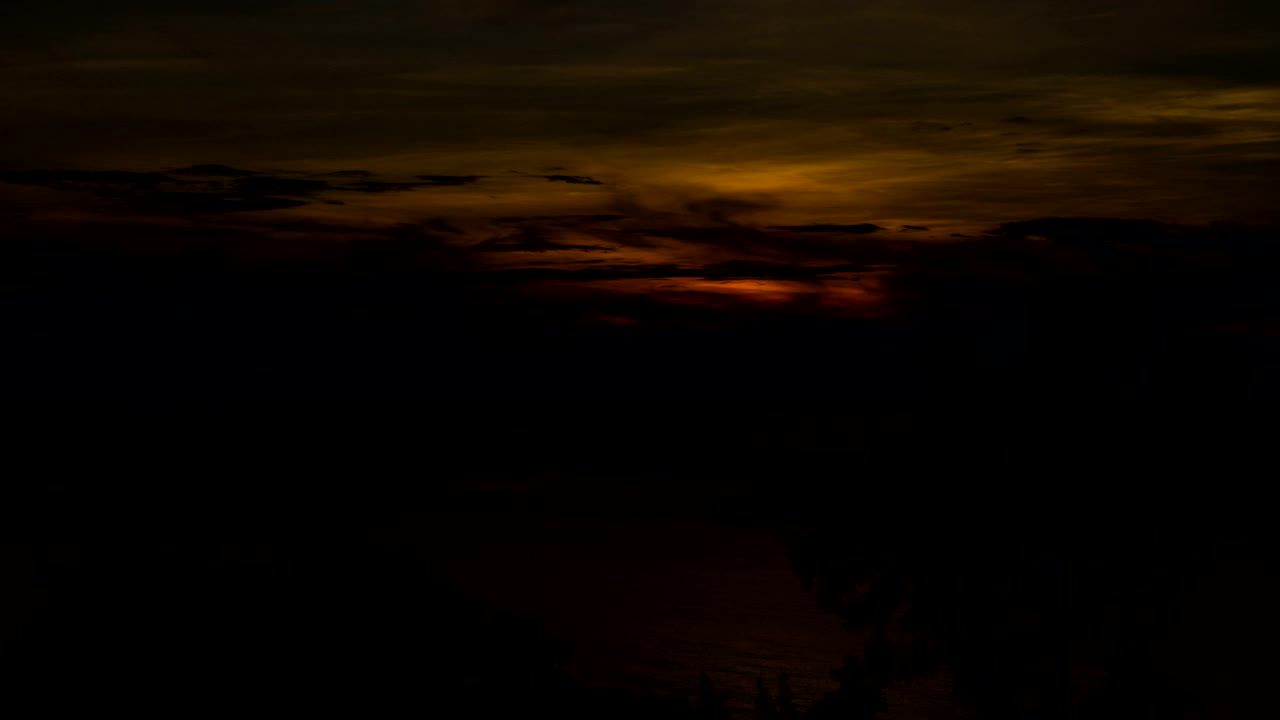 Download Stock Video Orange Sunrise Over The Water Live Wallpaper