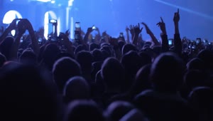 Stock Video Packed Concert Hall Live Wallpaper