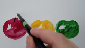 Stock Video Painting Fruit Live Wallpaper