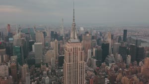 Stock Video Panoramic View Of The Empire State Building Live Wallpaper