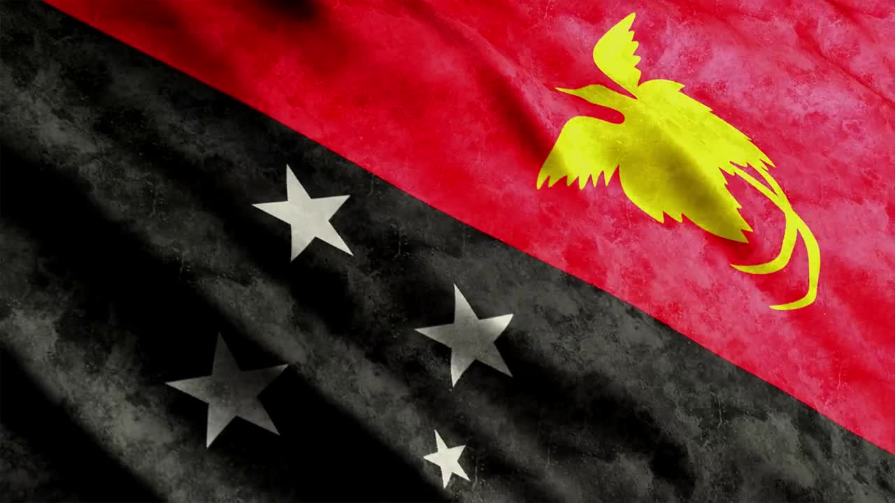 Download Stock Video Papua New Guinea D Flag Live Wallpaper