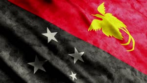 Stock Video Papua New Guinea Flag Live Wallpaper