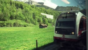 Stock Video Passenger Train Passing Live Wallpaper