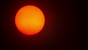 Video Stock Red Sun Crossing The Sky Live Wallpaper Free