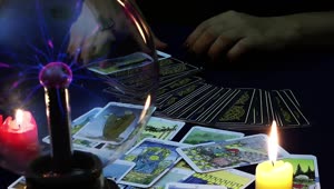 Video Stock Person Reading The Tarot Live Wallpaper Free