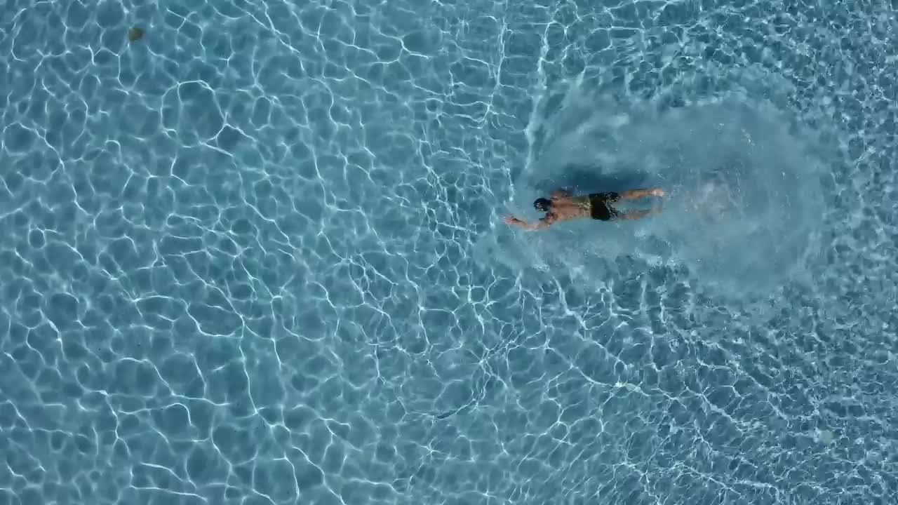 Download Video Stock Person Swimming In A Pool Live Wallpaper Free