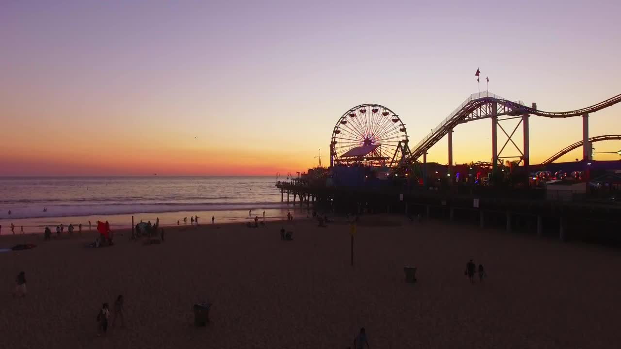 Download Video Stock Pier At Sunset Live Wallpaper Free