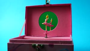 Video Stock Pink Music Box With A Spinning Dancing Doll Live Wallpaper Free