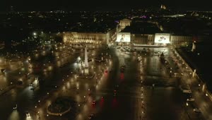 Video Stock Place De La Concorde Paris At Night Live Wallpaper Free