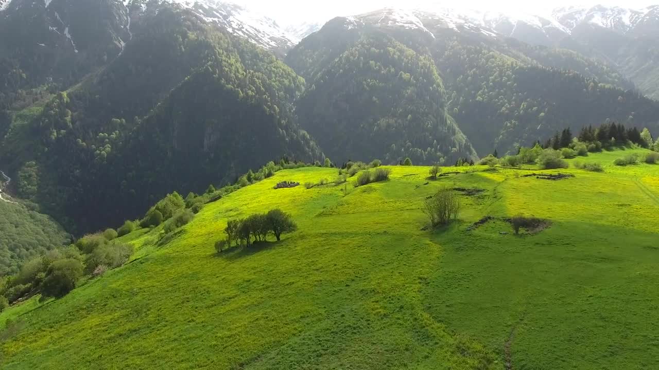 Download Video Stock Plateau With Ruins In The Mountains Live Wallpaper Free