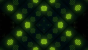 Video Stock Platform With Rows Of Hexagons Of Yellow Light Live Wallpaper Free
