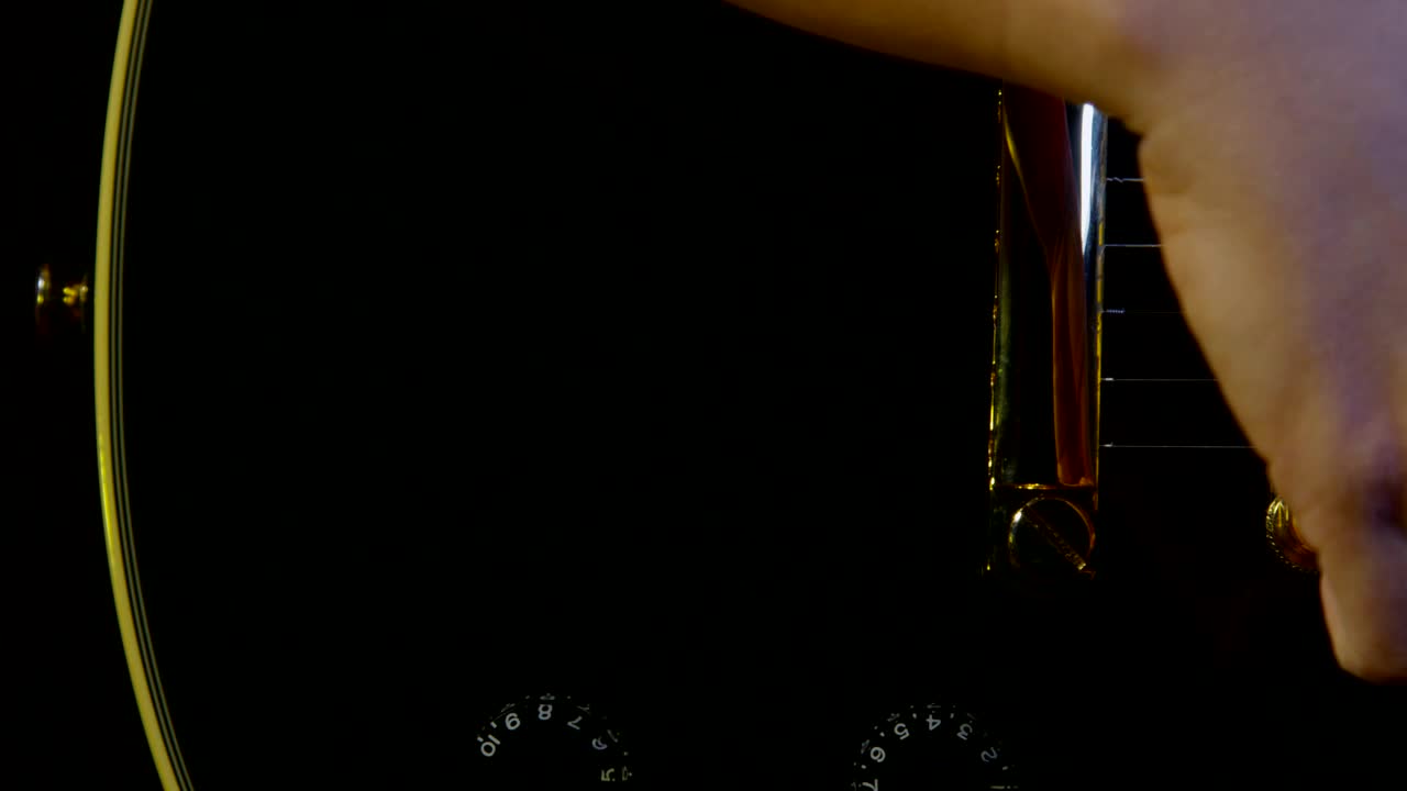 Download Video Stock Playing A Guitar In A Music Studio Live Wallpaper Free