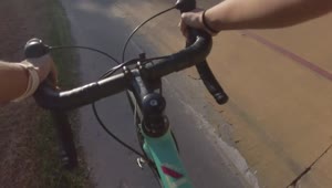 Video Stock Point Of View Of A Cyclist Speeding Down A Track Live Wallpaper Free