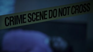 Video Stock Police Barricade Tape At A Crime Scene Live Wallpaper Free