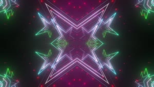 Video Stock Polygons With Neon Colored Lights Peaks Live Wallpaper Free
