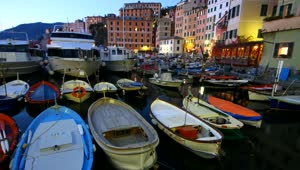 Video Stock Port In Italy Full Of Boats Live Wallpaper Free