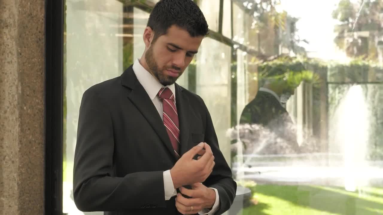 Download Video Stock Portrait Of A Groom Before His Wedding Live Wallpaper Free
